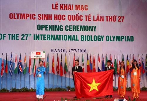 Khai mạc Olympic Sinh học quốc tế lần thứ 27 tại Việt Nam